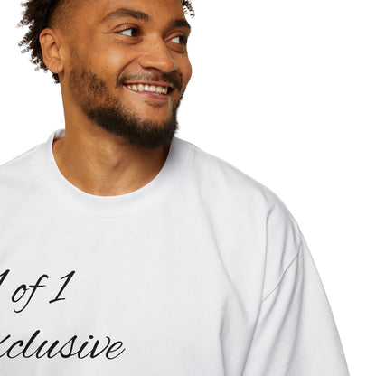 Oversized Tee — "1 of 1 Exclusive" Graphic T-Shirt (Hairdrip Drip Skull Back Print)