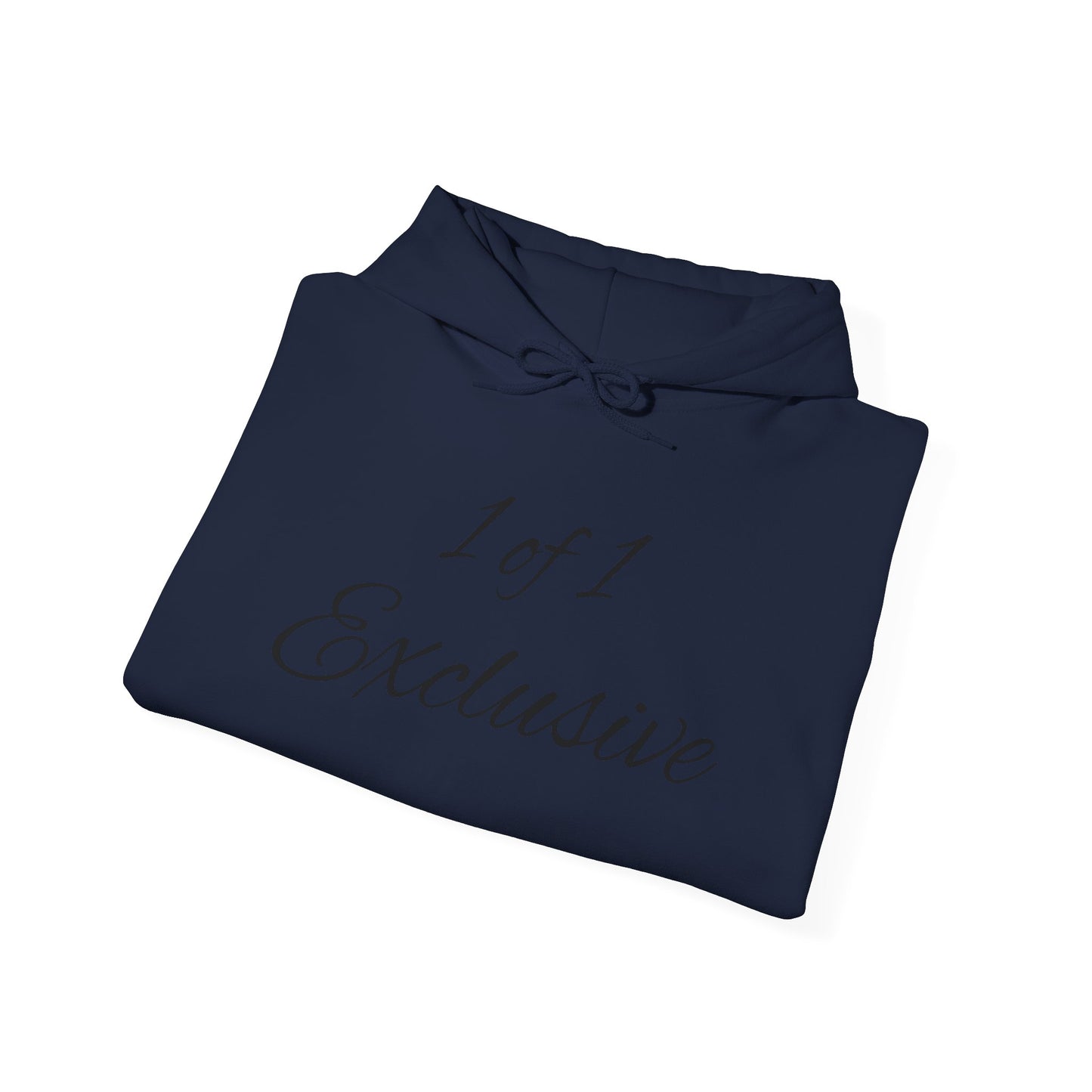 Exclusive "1 of 1" Hoodie — Minimal Script Design with Small Back Emblem