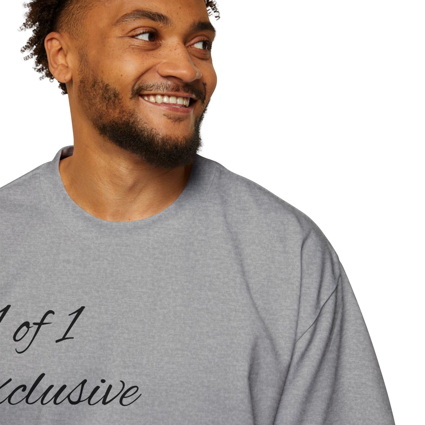 Oversized Tee — "1 of 1 Exclusive" Graphic T-Shirt (Hairdrip Drip Skull Back Print)