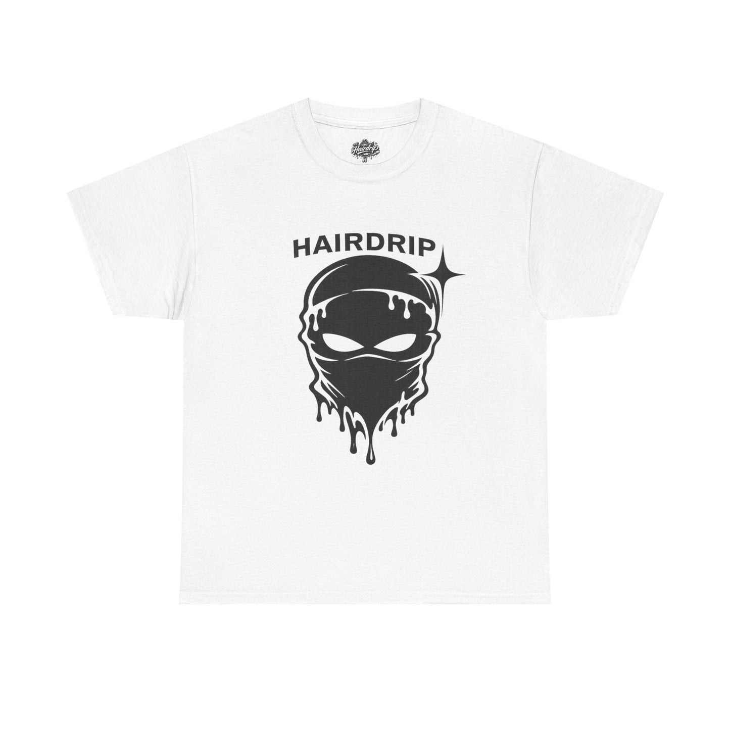 HairDrip Racing Tee — Drip Mask & Race Car Graphic T-Shirt