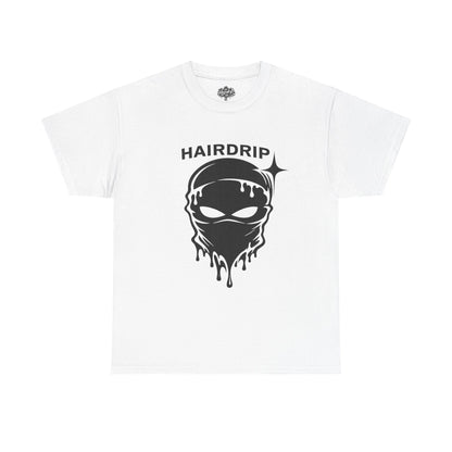 HairDrip Racing Tee — Drip Mask & Race Car Graphic T-Shirt