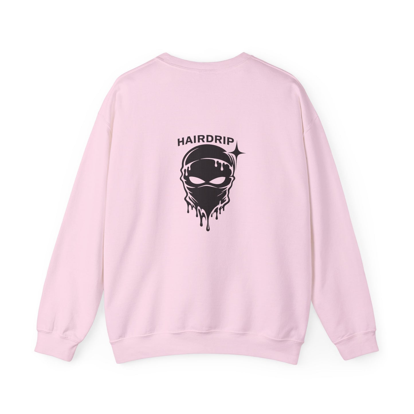 Car Crewneck Sweatshirt — 'Hairdrip' Drifting Muscle Car Design