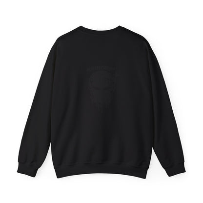 Car Crewneck Sweatshirt — 'Hairdrip' Drifting Muscle Car Design