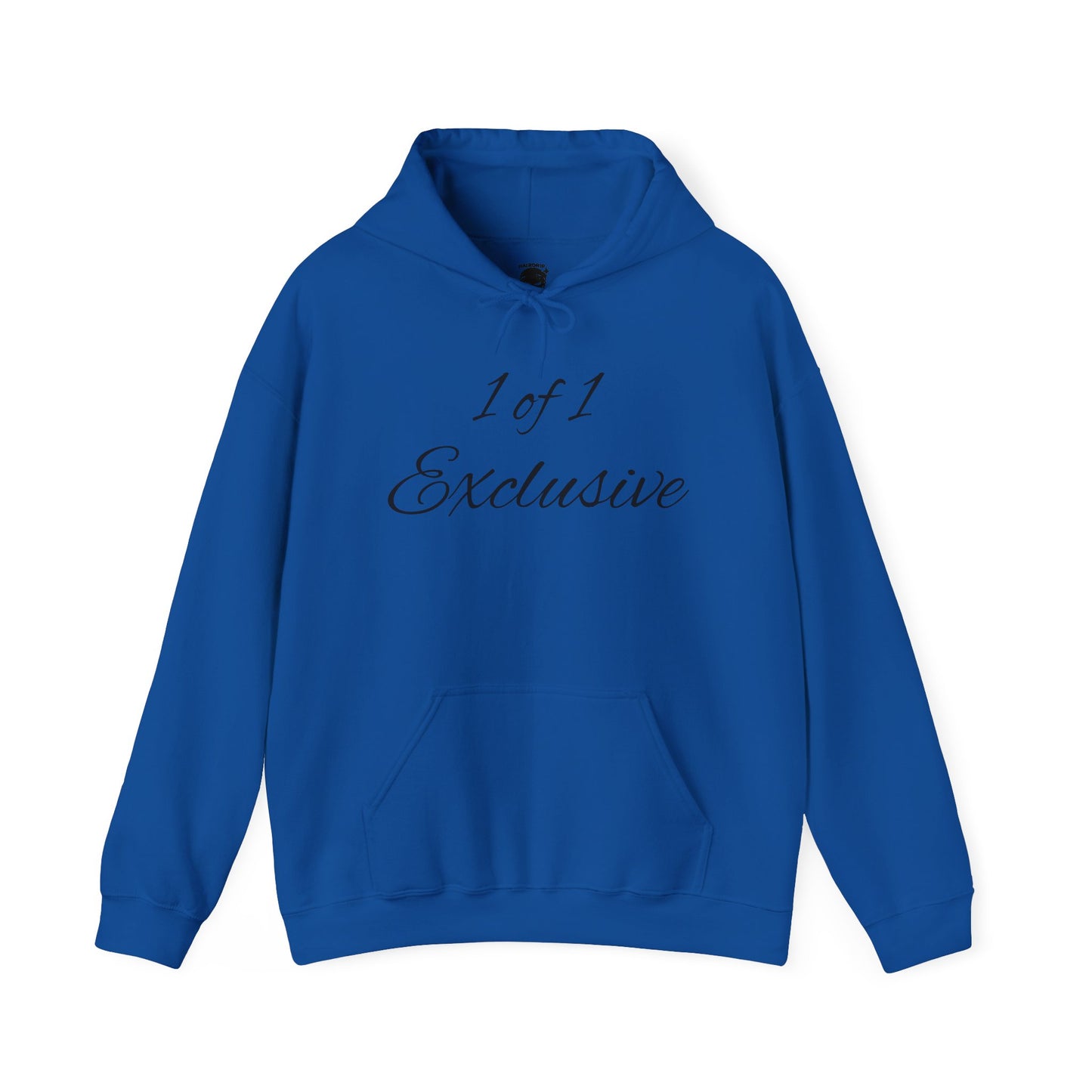 Exclusive "1 of 1" Hoodie — Minimal Script Design with Small Back Emblem