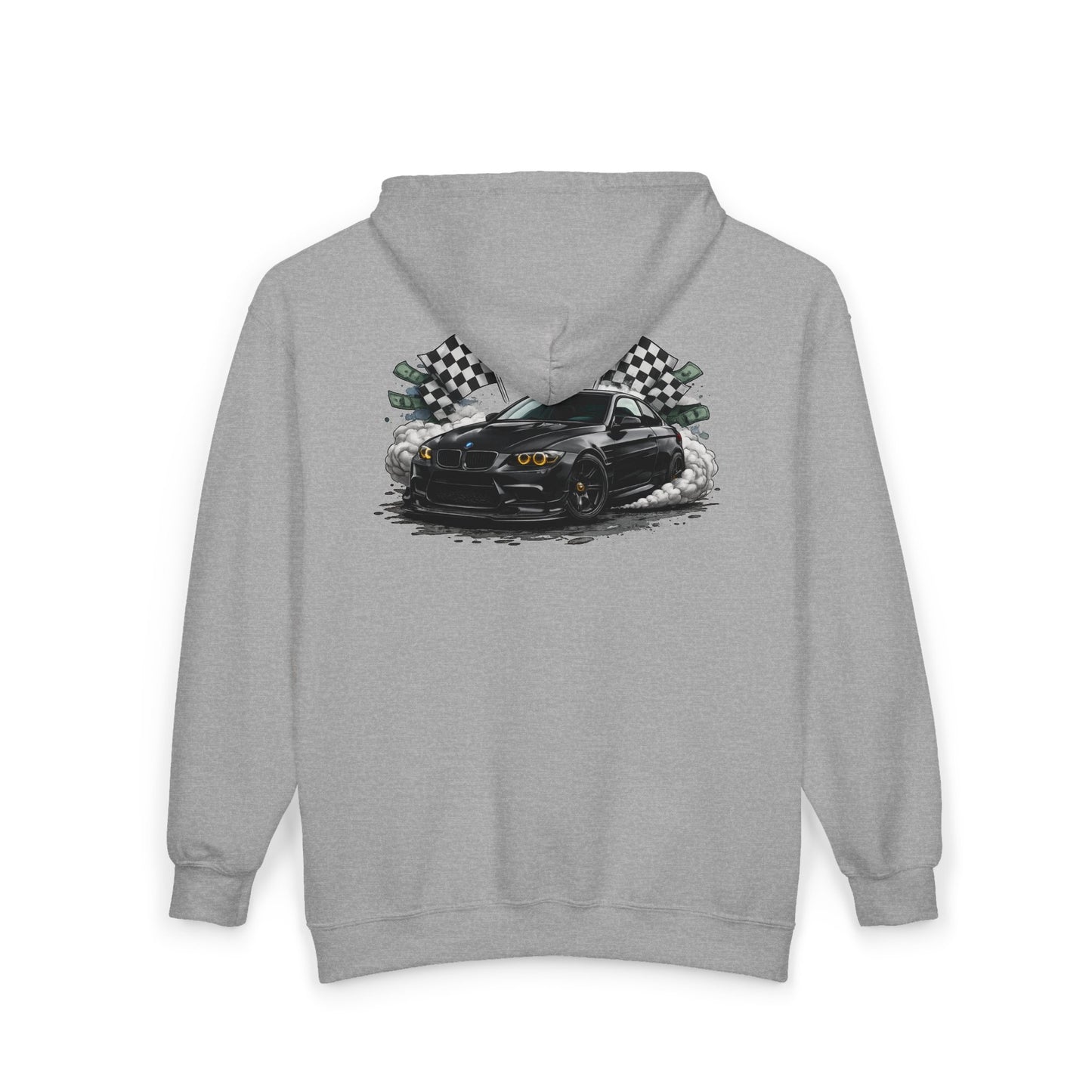 Racing Mustang Zip Hoodie – '1 of 1 Exclusive' Graphic Car Pullover