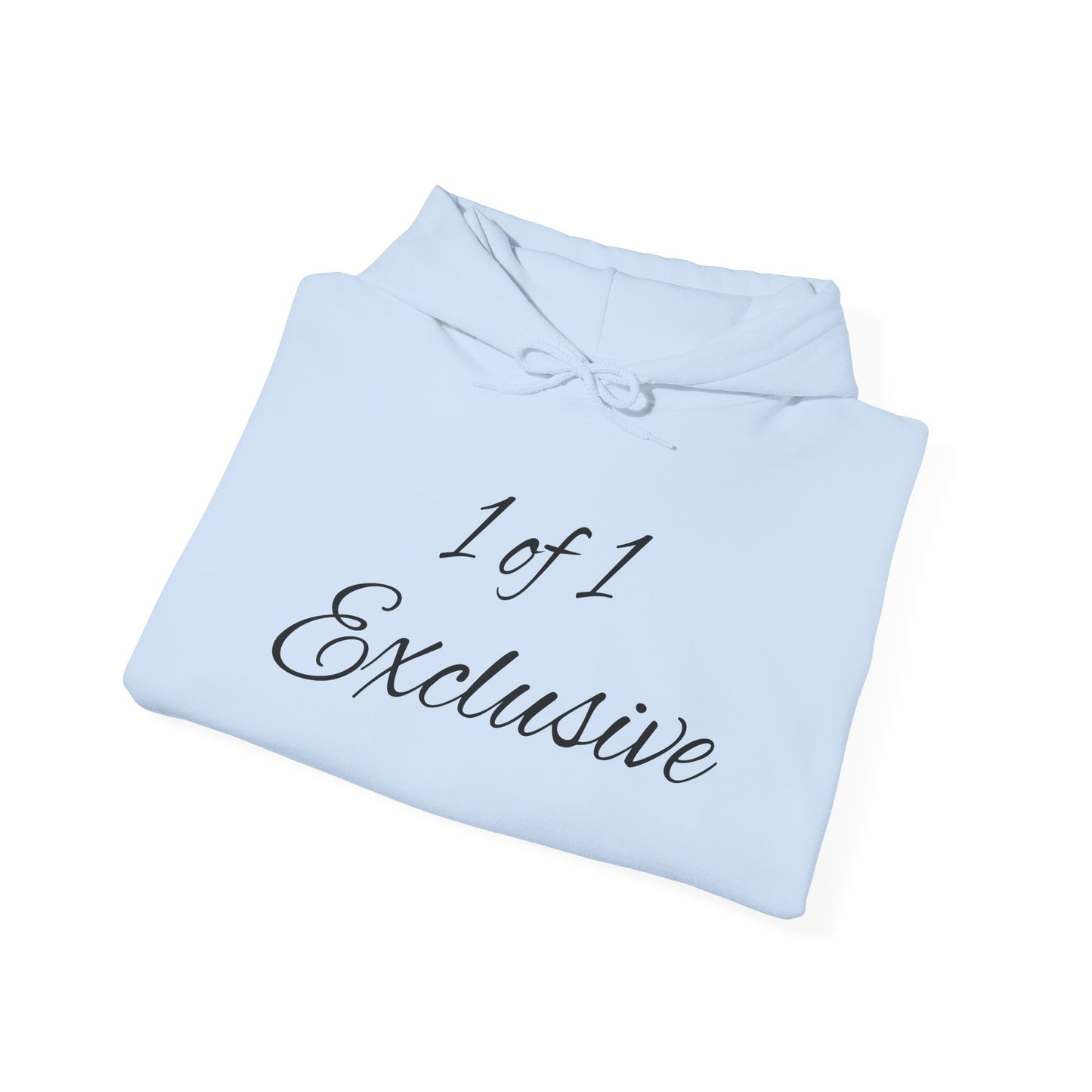 Exclusive "1 of 1" Hoodie — Minimal Script Design with Small Back Emblem