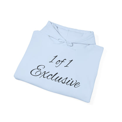 Exclusive "1 of 1" Hoodie — Minimal Script Design with Small Back Emblem