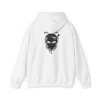 Racing Car Hoodie — Drip Mask Back Graphic Streetwear