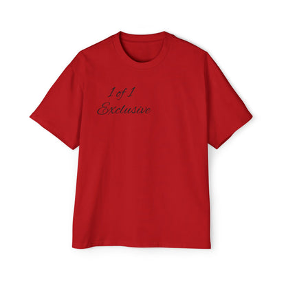 Oversized Tee — "1 of 1 Exclusive" Graphic T-Shirt (Hairdrip Drip Skull Back Print)