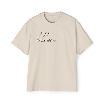 Oversized Tee — "1 of 1 Exclusive" Graphic T-Shirt (Hairdrip Drip Skull Back Print)