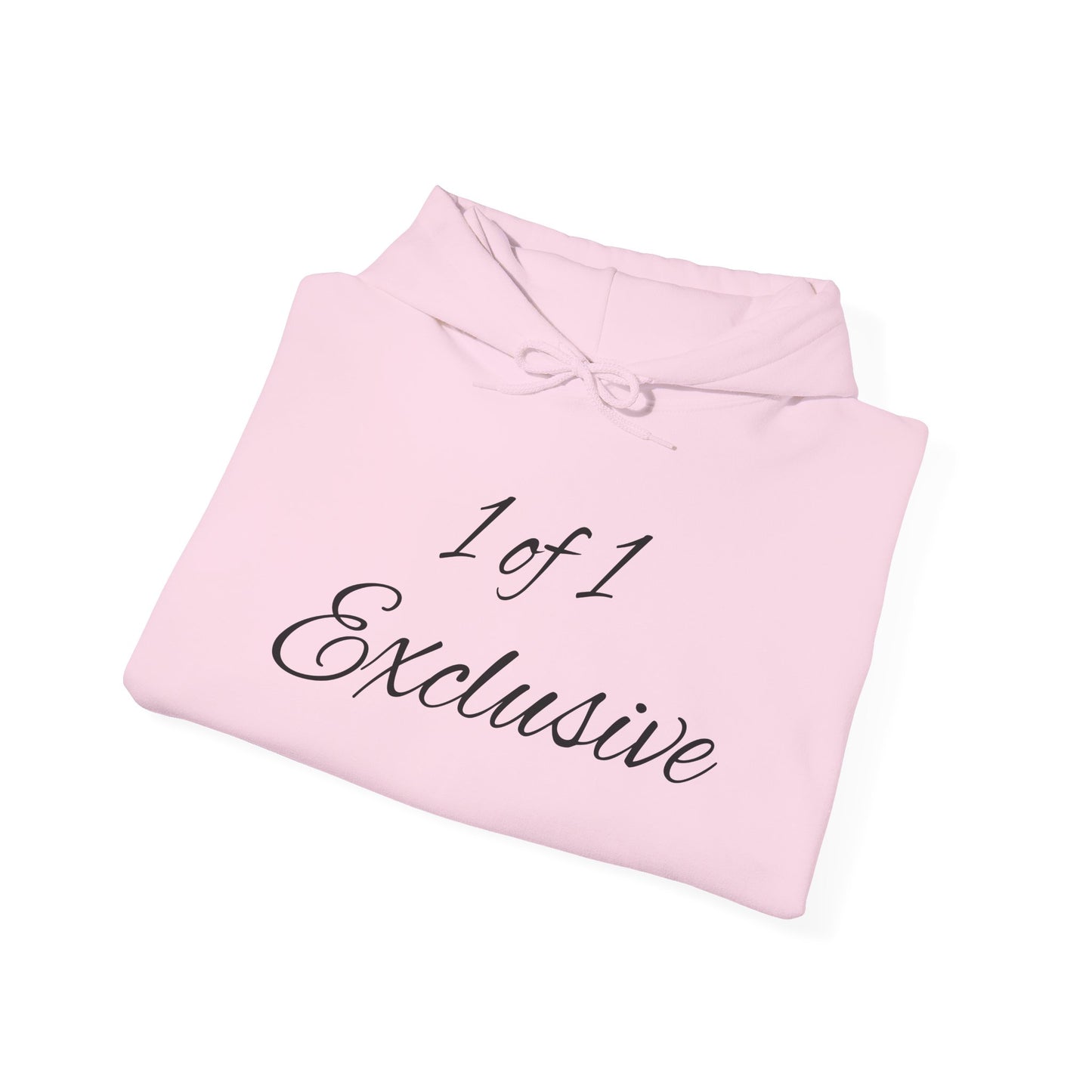Exclusive "1 of 1" Hoodie — Minimal Script Design with Small Back Emblem