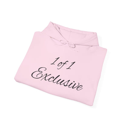 Exclusive "1 of 1" Hoodie — Minimal Script Design with Small Back Emblem