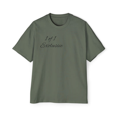 Oversized Tee — "1 of 1 Exclusive" Graphic T-Shirt (Hairdrip Drip Skull Back Print)