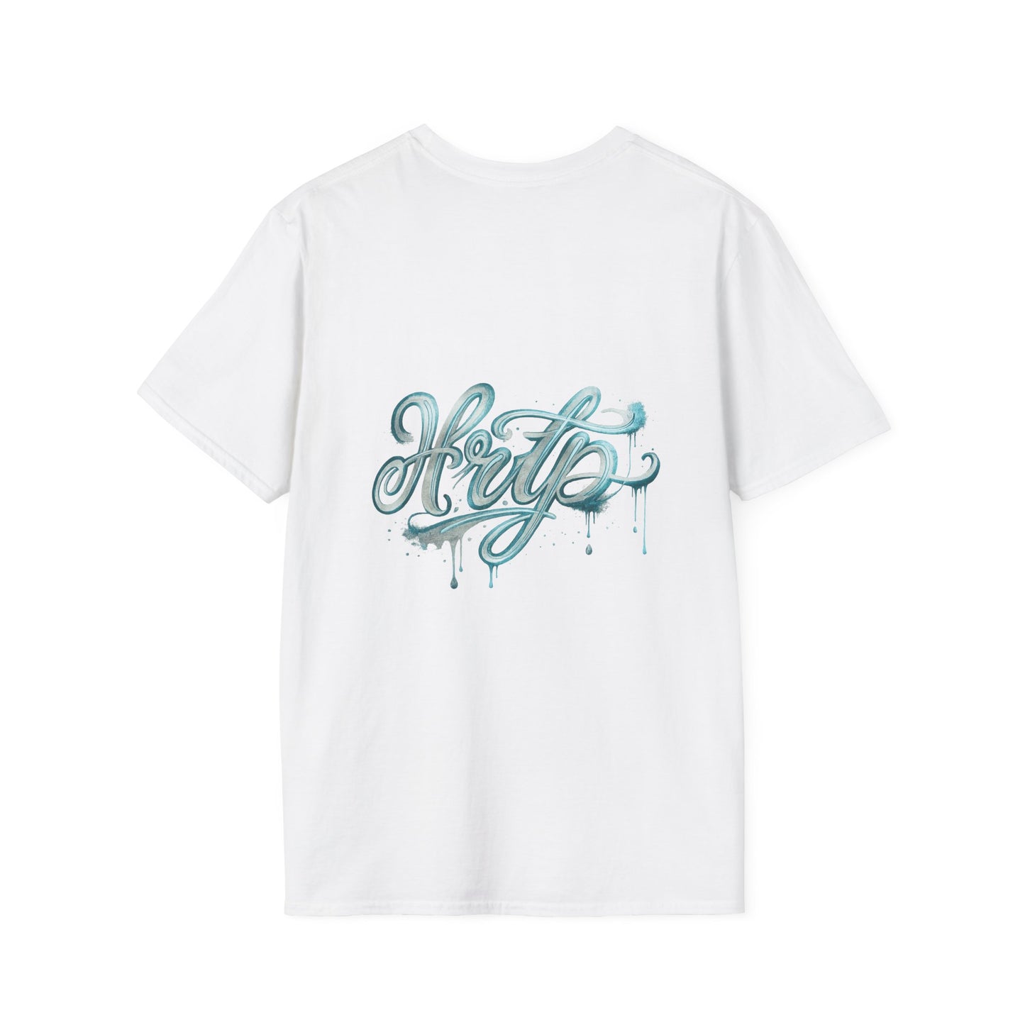 Graffiti Script 'Art' Tee — Drip Lettering Streetwear T-Shirt