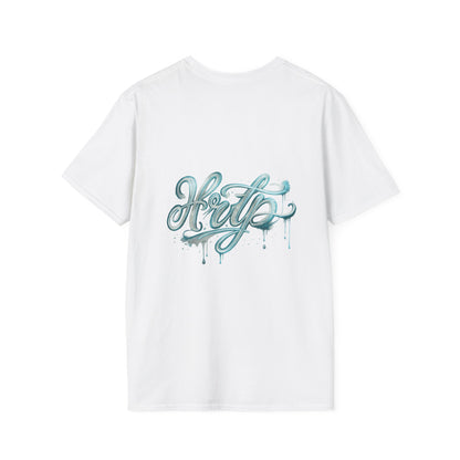 Graffiti Script 'Art' Tee — Drip Lettering Streetwear T-Shirt
