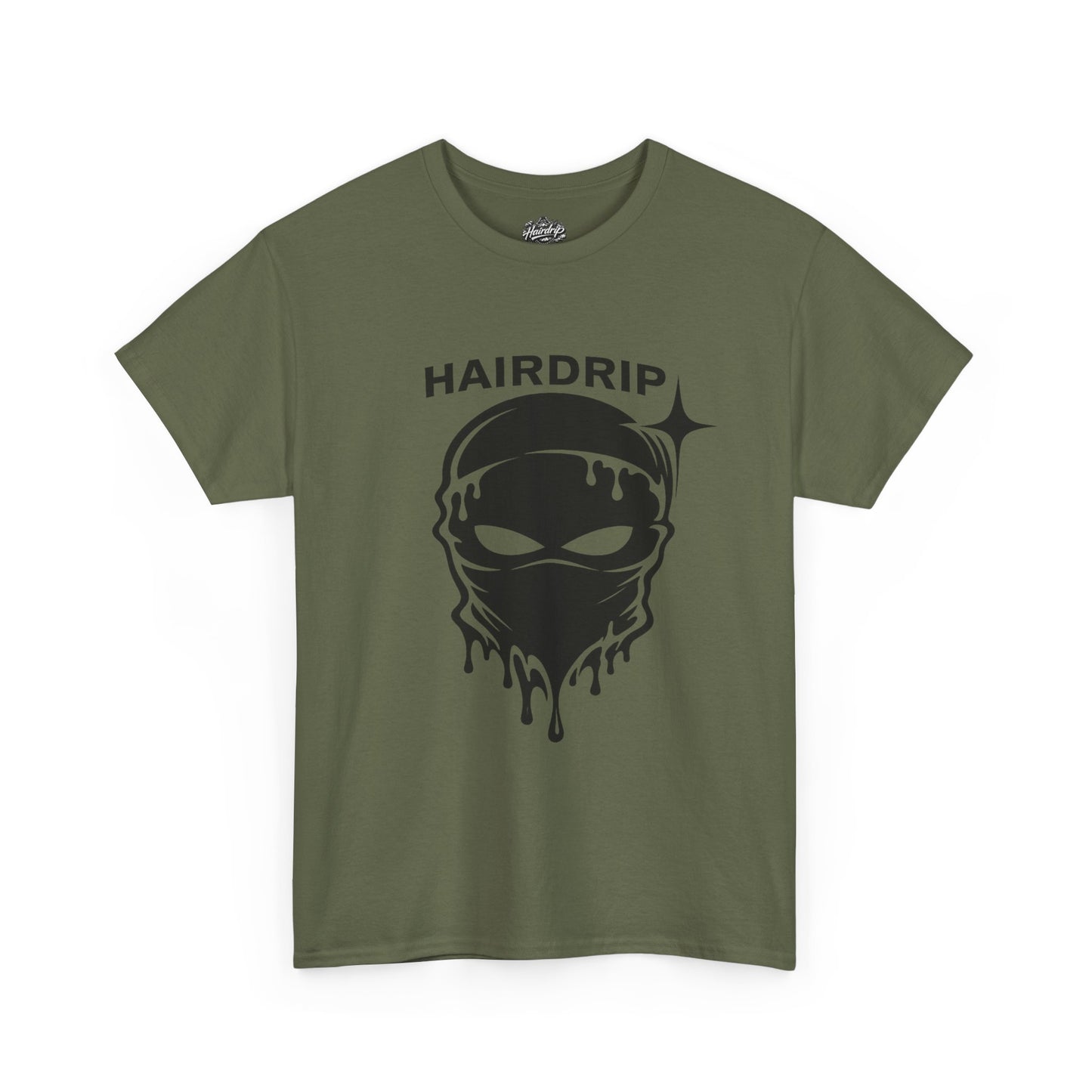 HairDrip Racing Tee — Drip Mask & Race Car Graphic T-Shirt