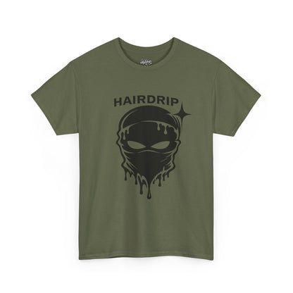 HairDrip Racing Tee — Drip Mask & Race Car Graphic T-Shirt
