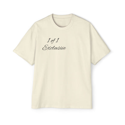 Oversized Tee — "1 of 1 Exclusive" Graphic T-Shirt (Hairdrip Drip Skull Back Print)