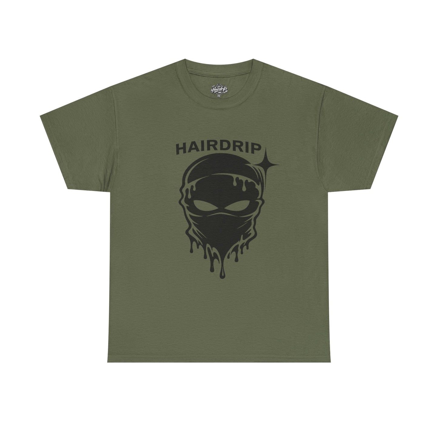 HairDrip Racing Tee — Drip Mask & Race Car Graphic T-Shirt