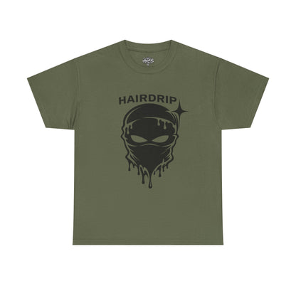 HairDrip Racing Tee — Drip Mask & Race Car Graphic T-Shirt