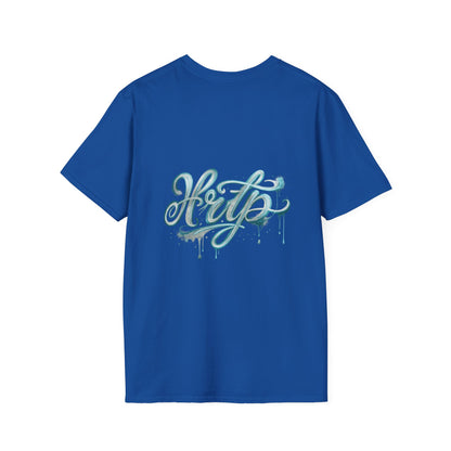 Graffiti Script 'Art' Tee — Drip Lettering Streetwear T-Shirt