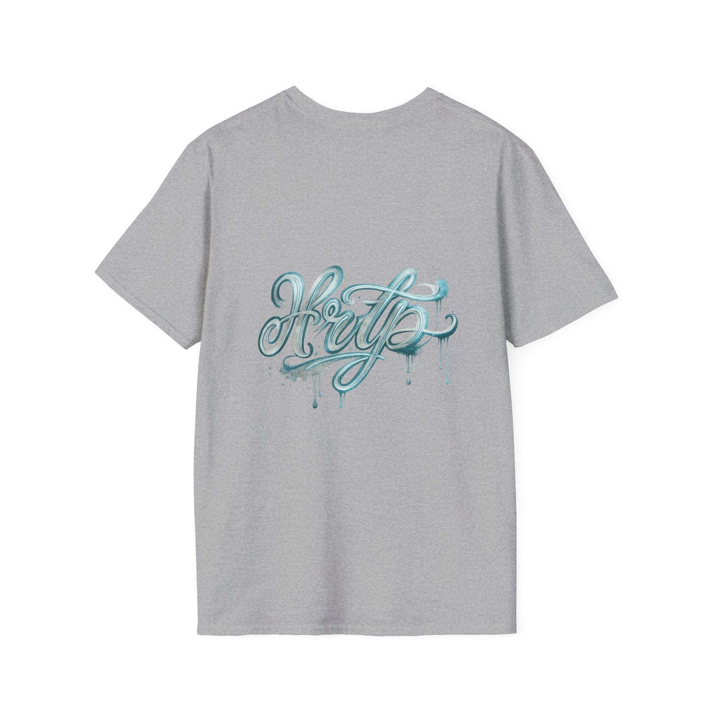 Graffiti Script 'Art' Tee — Drip Lettering Streetwear T-Shirt