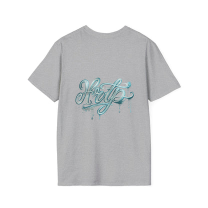 Graffiti Script 'Art' Tee — Drip Lettering Streetwear T-Shirt