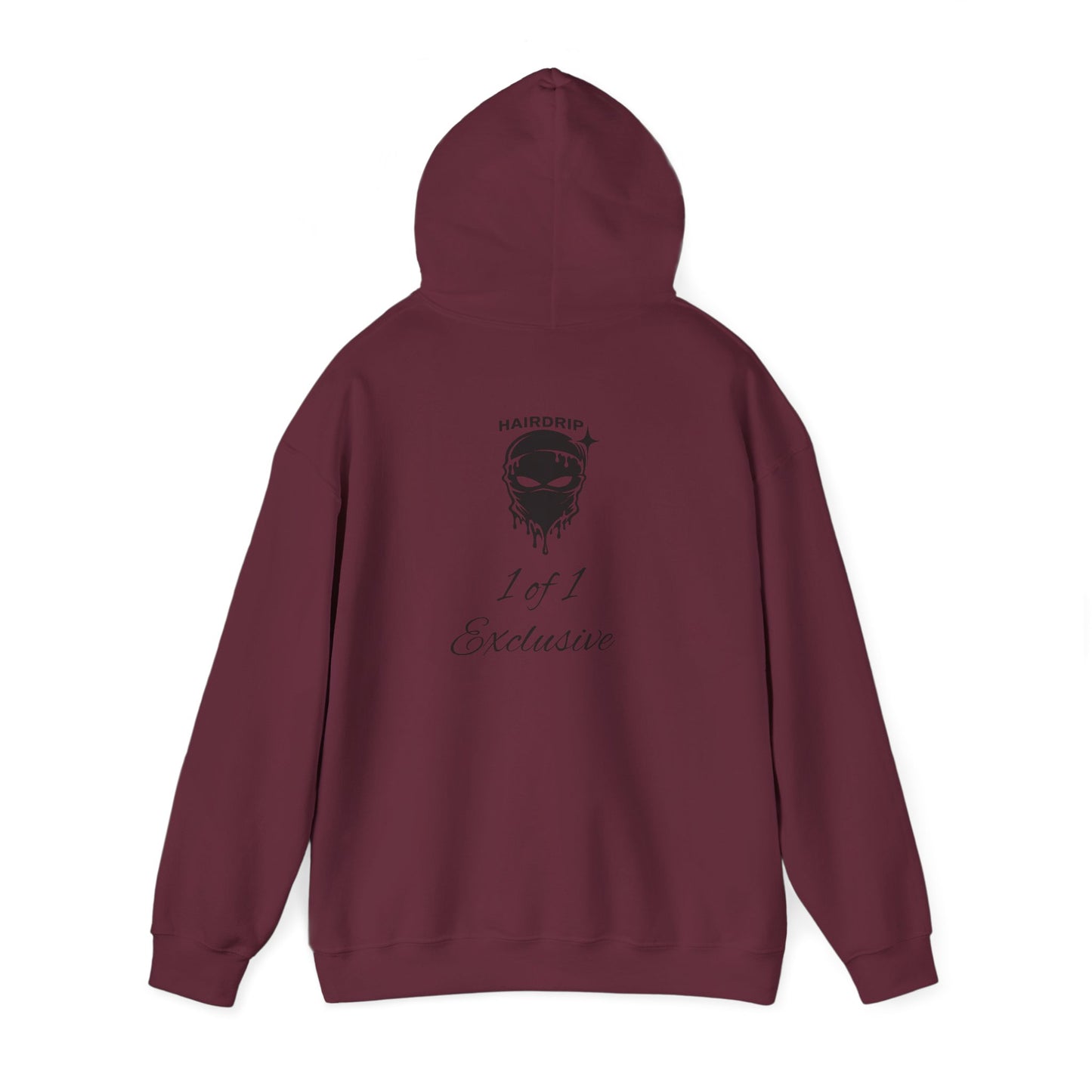 Exclusive "1 of 1" Hoodie — Minimal Script Design with Small Back Emblem