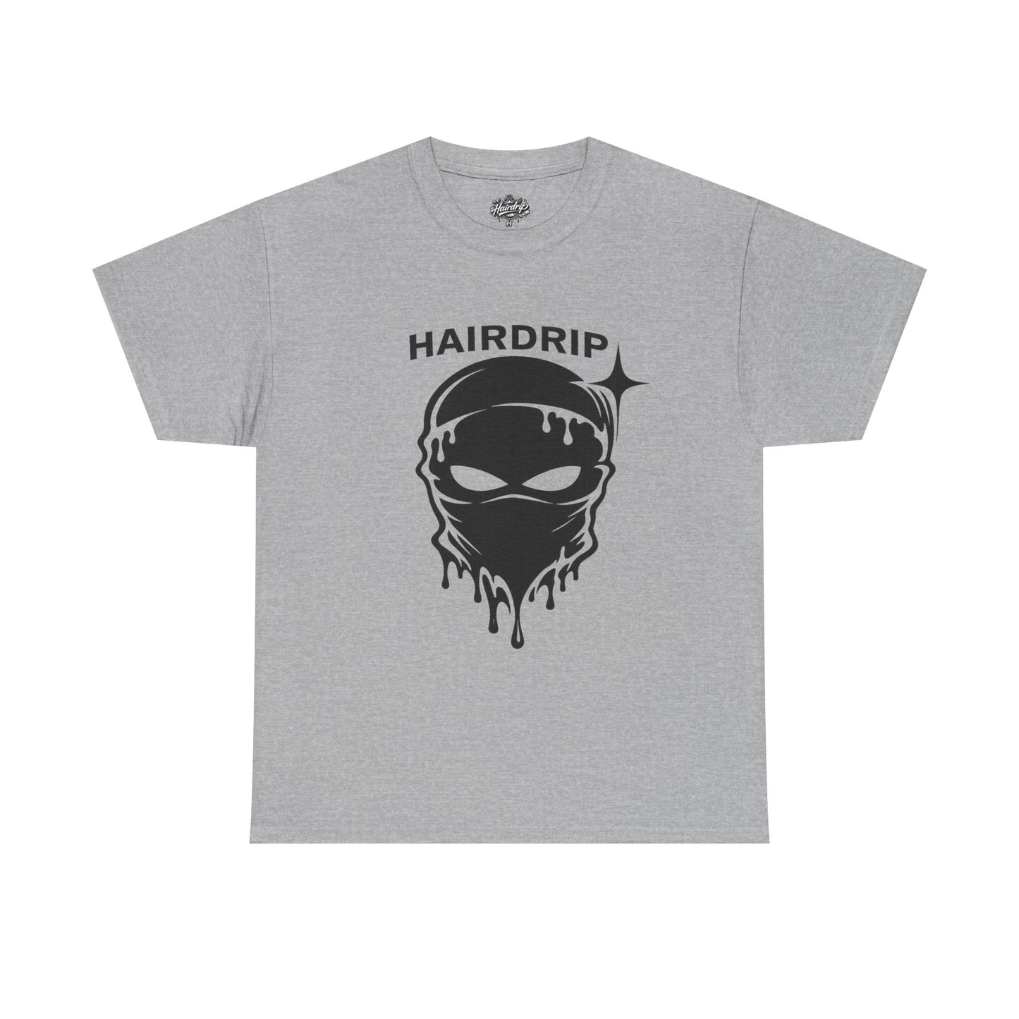 HairDrip Racing Tee — Drip Mask & Race Car Graphic T-Shirt