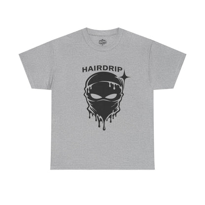 HairDrip Racing Tee — Drip Mask & Race Car Graphic T-Shirt