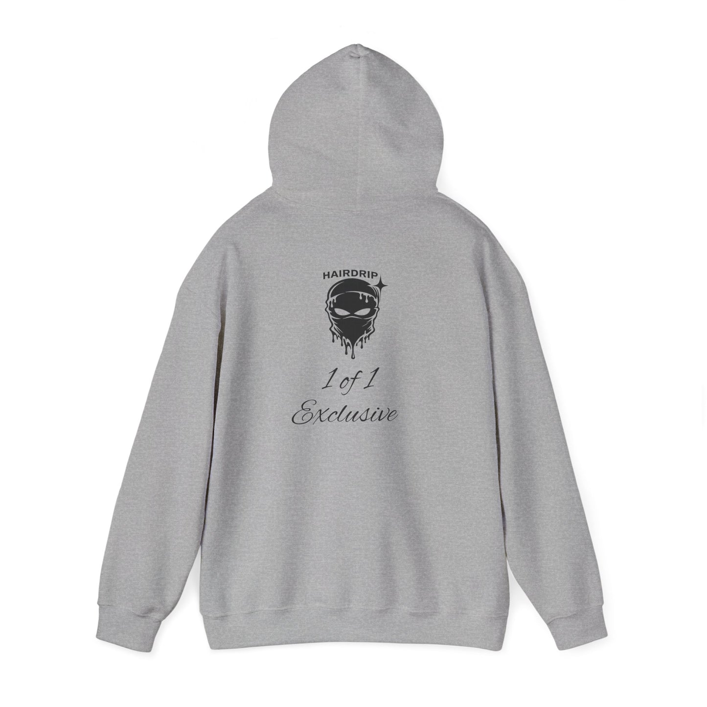 Exclusive "1 of 1" Hoodie — Minimal Script Design with Small Back Emblem