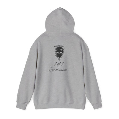 Exclusive "1 of 1" Hoodie — Minimal Script Design with Small Back Emblem
