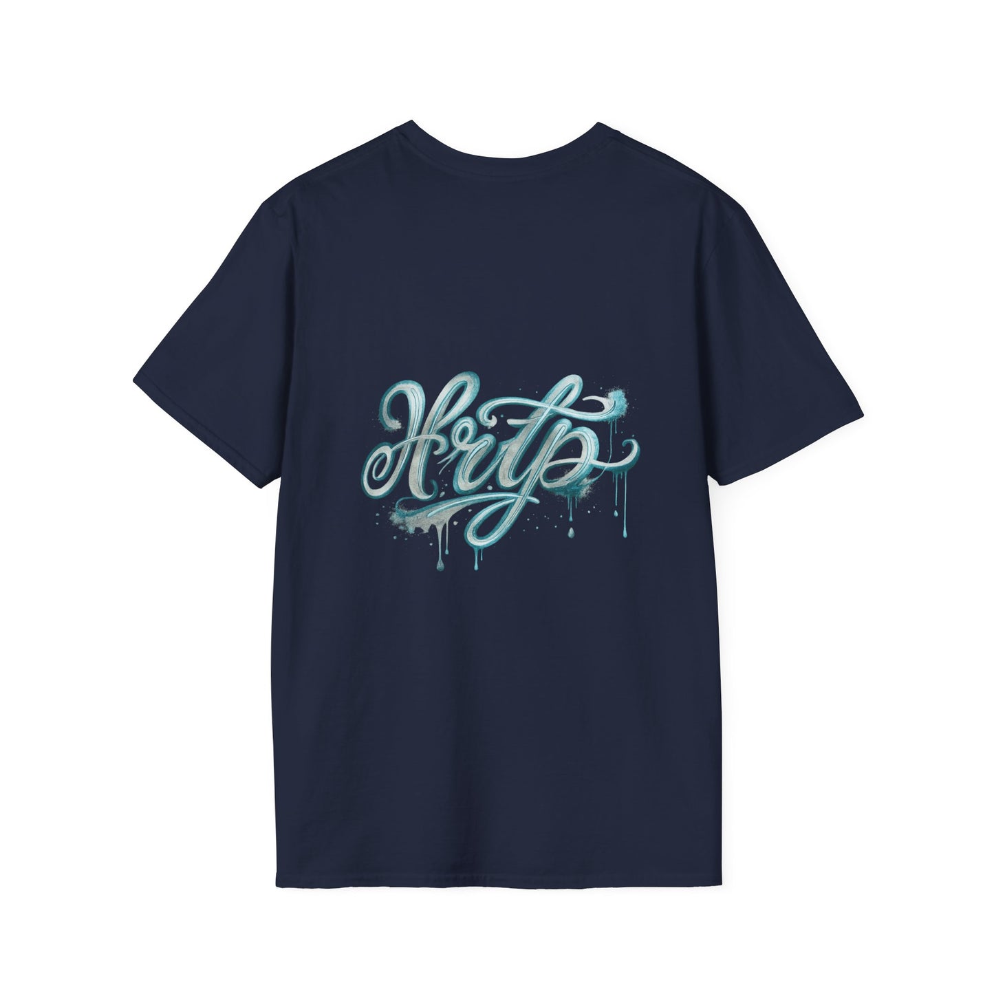 Graffiti Script 'Art' Tee — Drip Lettering Streetwear T-Shirt