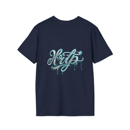 Graffiti Script 'Art' Tee — Drip Lettering Streetwear T-Shirt