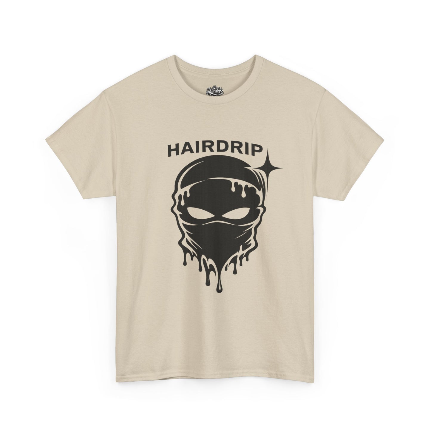 HairDrip Racing Tee — Drip Mask & Race Car Graphic T-Shirt