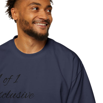 Oversized Tee — "1 of 1 Exclusive" Graphic T-Shirt (Hairdrip Drip Skull Back Print)