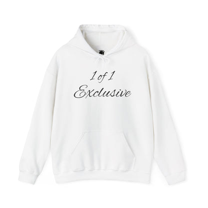 Exclusive "1 of 1" Hoodie — Minimal Script Design with Small Back Emblem