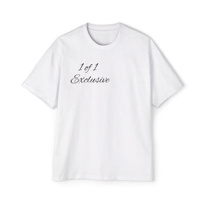 Oversized Tee — "1 of 1 Exclusive" Graphic T-Shirt (Hairdrip Drip Skull Back Print)