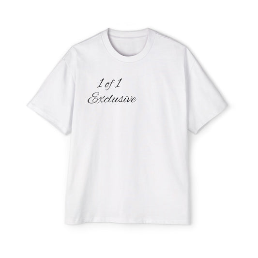 Oversized Tee — "1 of 1 Exclusive" Graphic T-Shirt (Hairdrip Drip Skull Back Print)