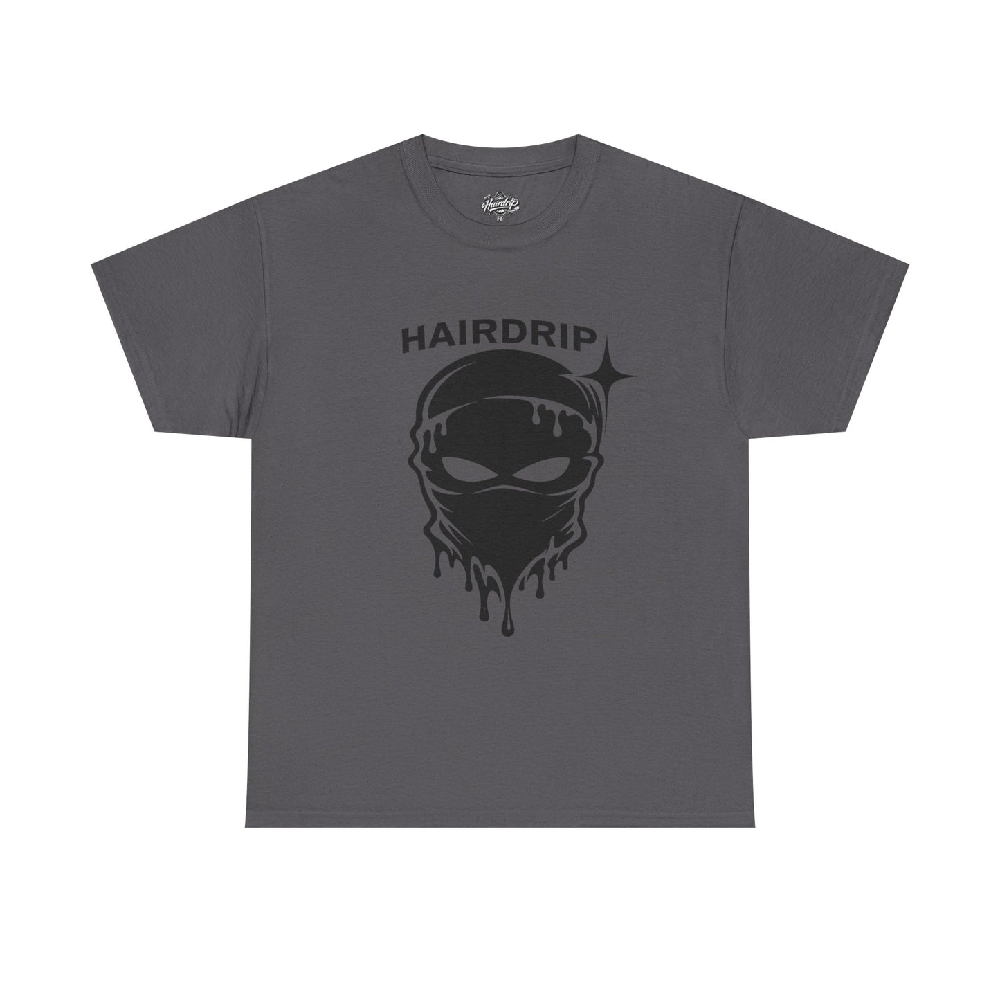 HairDrip Racing Tee — Drip Mask & Race Car Graphic T-Shirt