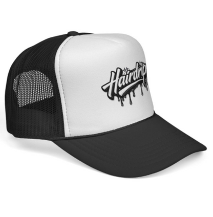 Hairdrip Trucker Cap – Drip Logo Mesh Hat for Stylists & Streetwear